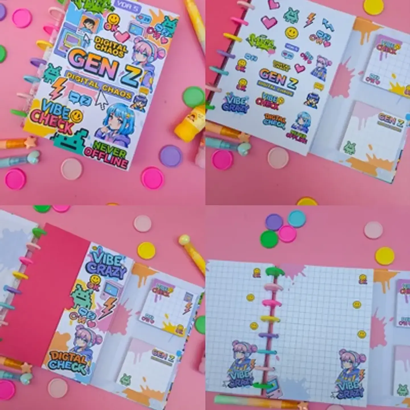 Arquivo Caderno Especial Duplo Disco A5 Geração Z 1