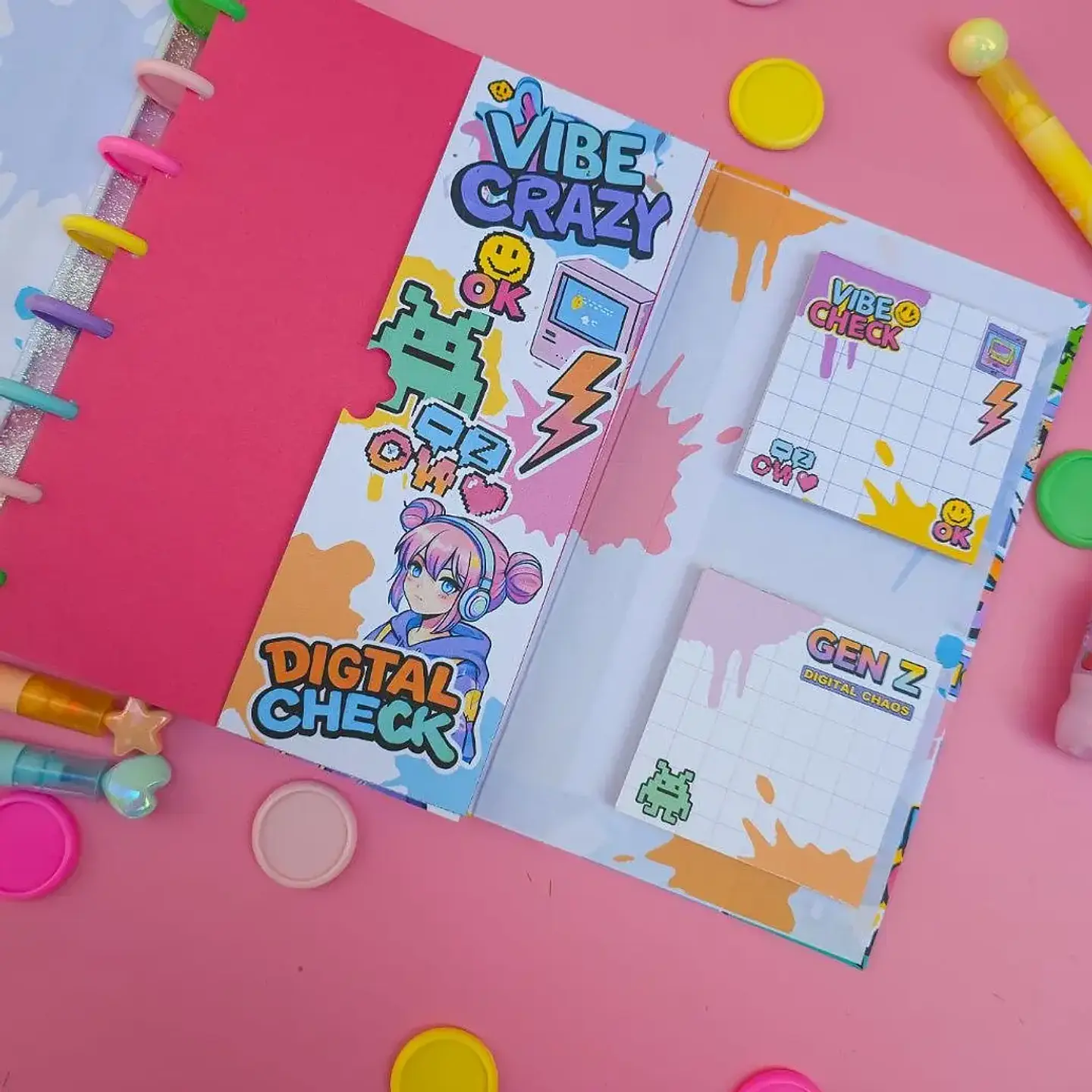 Arquivo Caderno Especial Duplo Disco A5 Geração Z 4