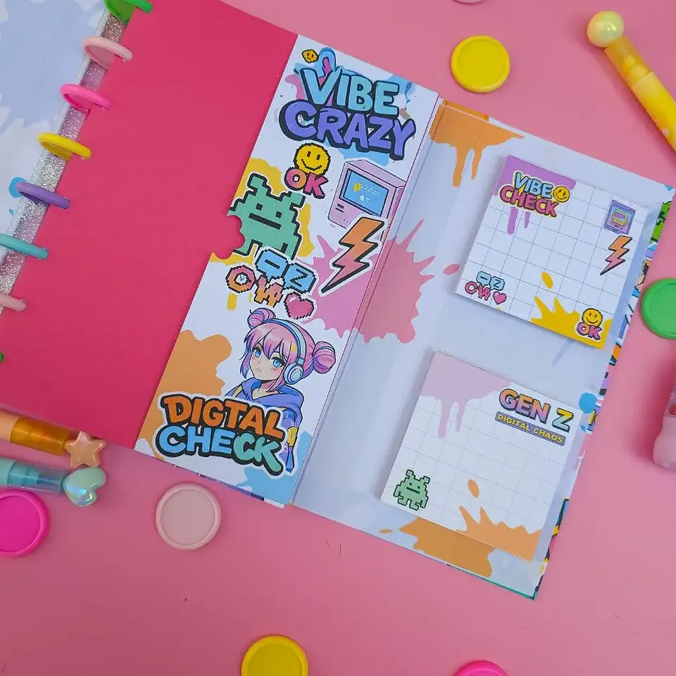 Arquivo Caderno Especial Duplo Disco A5 Geração Z 4