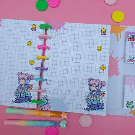 Arquivo Caderno Especial Duplo Disco A5 Geração Z 6