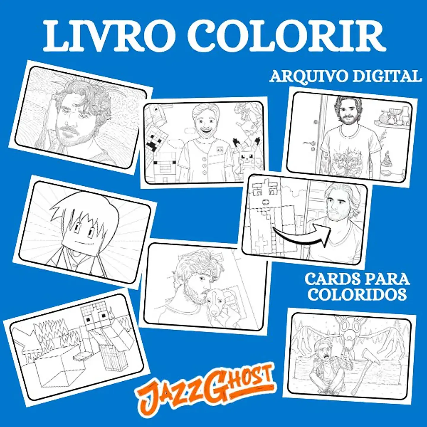 Arquivo Livro de Colorir Jazz Ghost 2