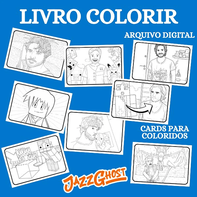 Arquivo Livro de Colorir Jazz Ghost 2