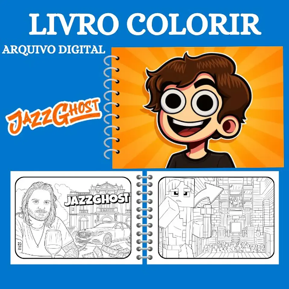 Arquivo Livro de Colorir Jazz Ghost 3