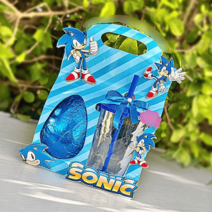 Arquivo Páscoa caixa ovo de páscoa + copo twister Sonic
