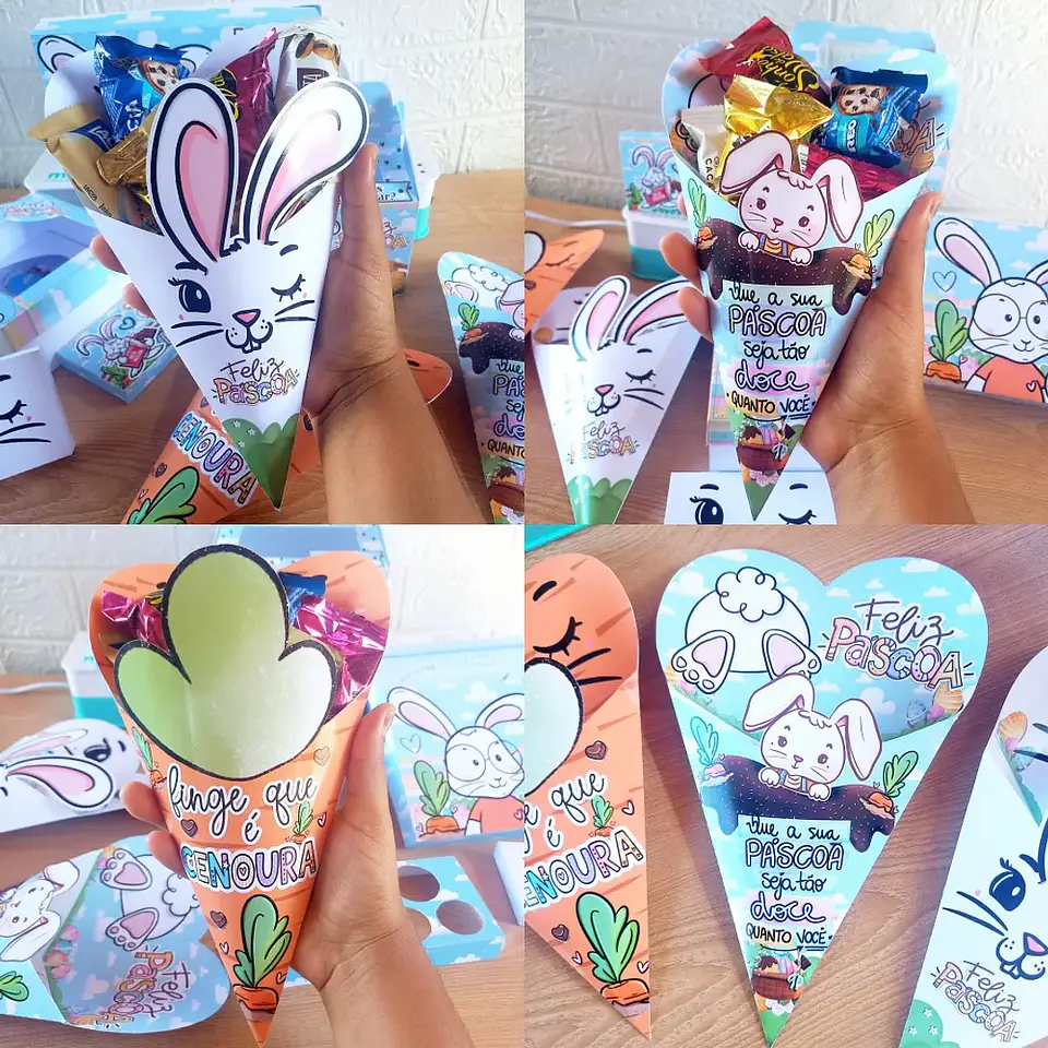 Arquivo Páscoa Buquê de Doces 1