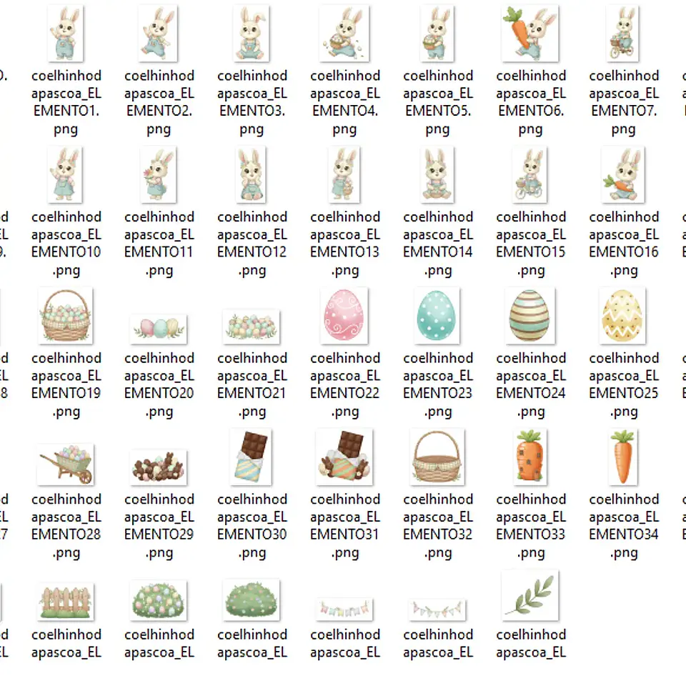 Kit Digital Páscoa Coelhinho 3