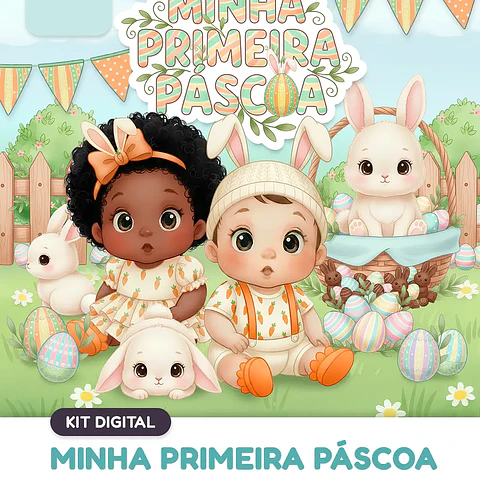 Kit Digital Minha Primeira Páscoa