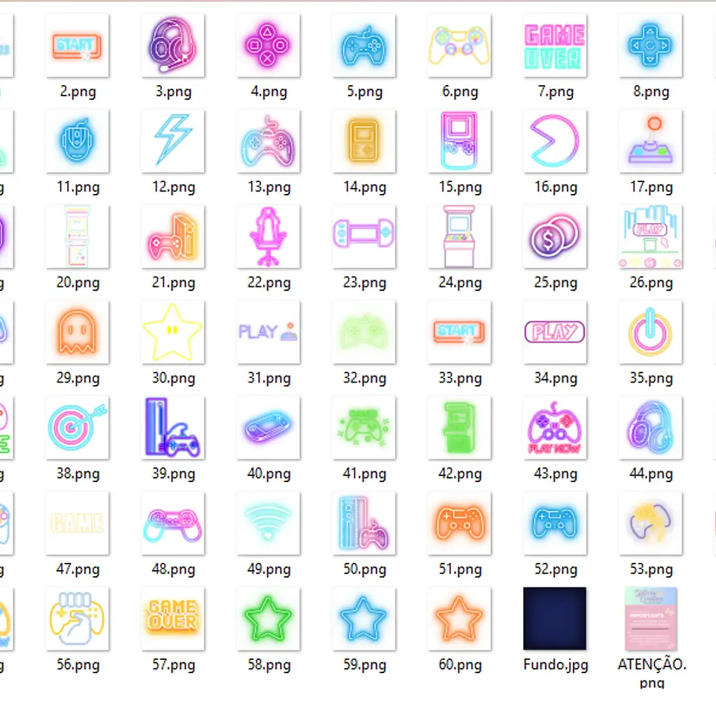 Kit Digital Gamer Neon 2