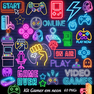 Kit Digital Gamer Neon