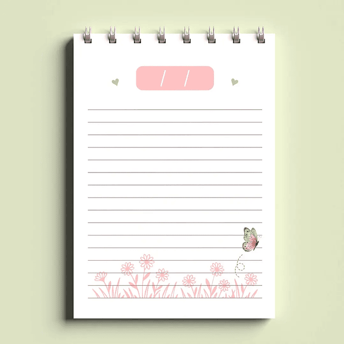 Arquivo Bloco Bonequinhas A6 Wire-O Espiral 3