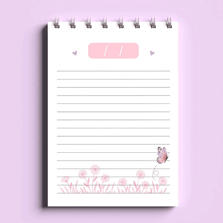 Arquivo Bloco Bonequinhas A6 Wire-O Espiral 4