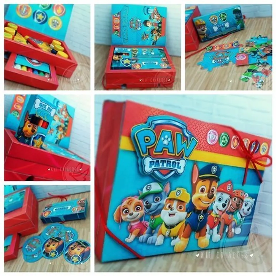 Arquivo Kit Diversão Pintura Patrulha Canina 1