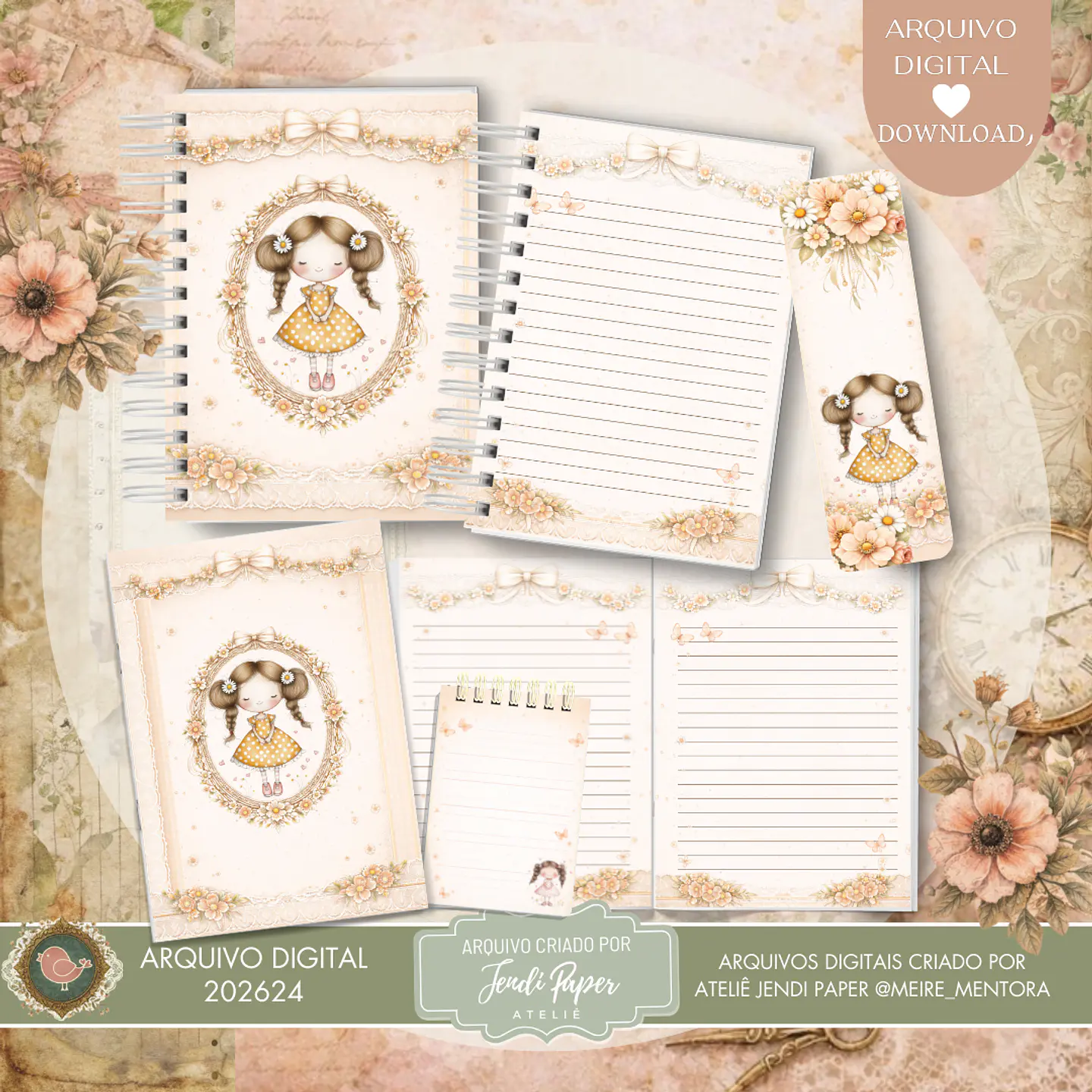 Arquivo Caderno Menina Poá 1