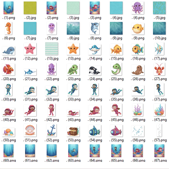 Kit Digital Fundo do Mar 2