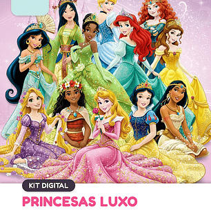 Kit Digital Princesas Luxo