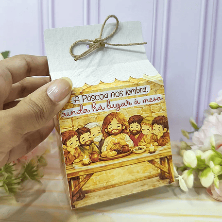 Arquivo Páscoa Cordeiro Caixa Milk Ceia 1