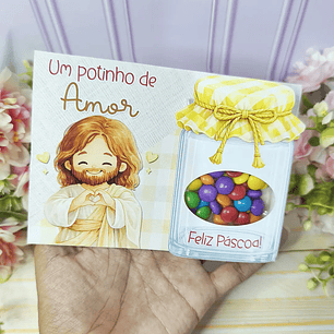 Arquivo Páscoa Cordeiro Card Potinho