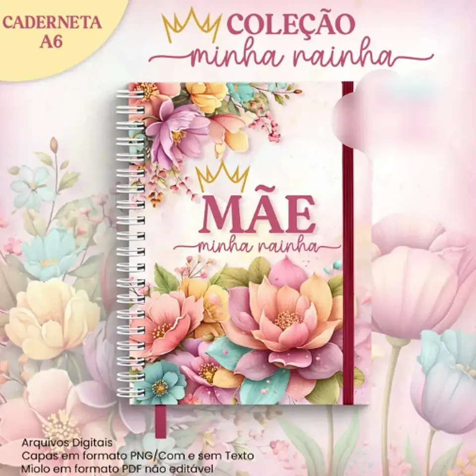 Arquivo Caderneta A6 Coleção Minha Rainha 1