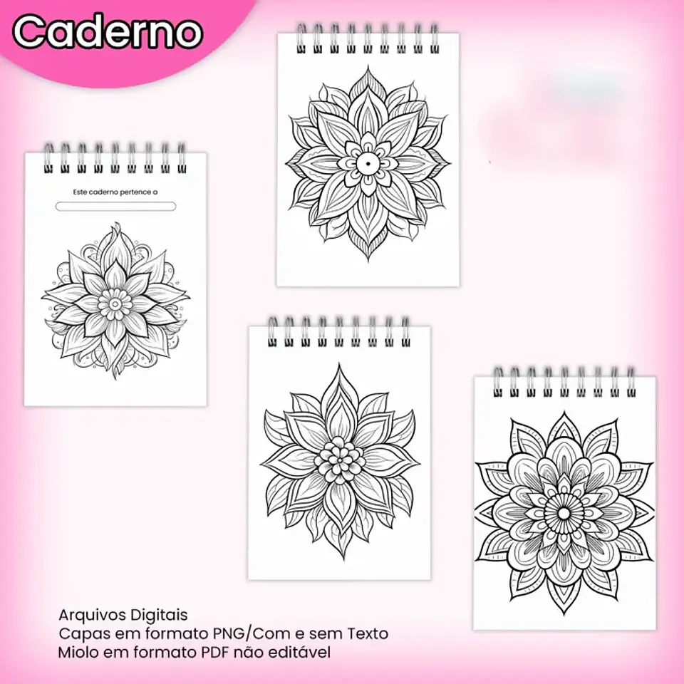 Arquivo Livro de Colorir A5 Mandala 2