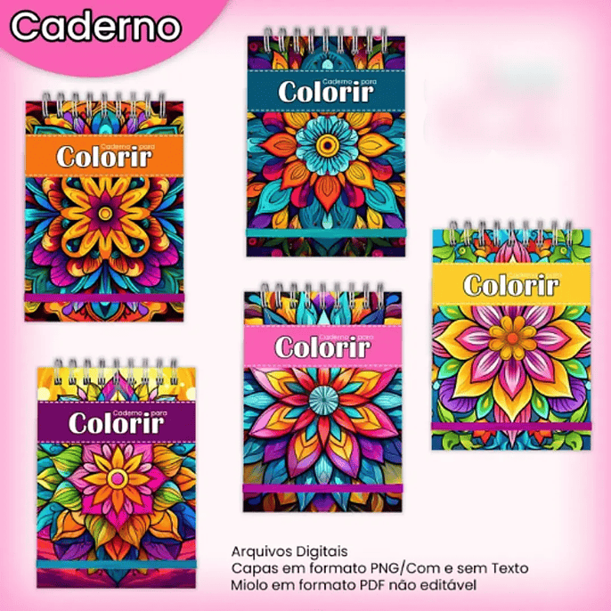 Arquivo Livro de Colorir A5 Mandala 3
