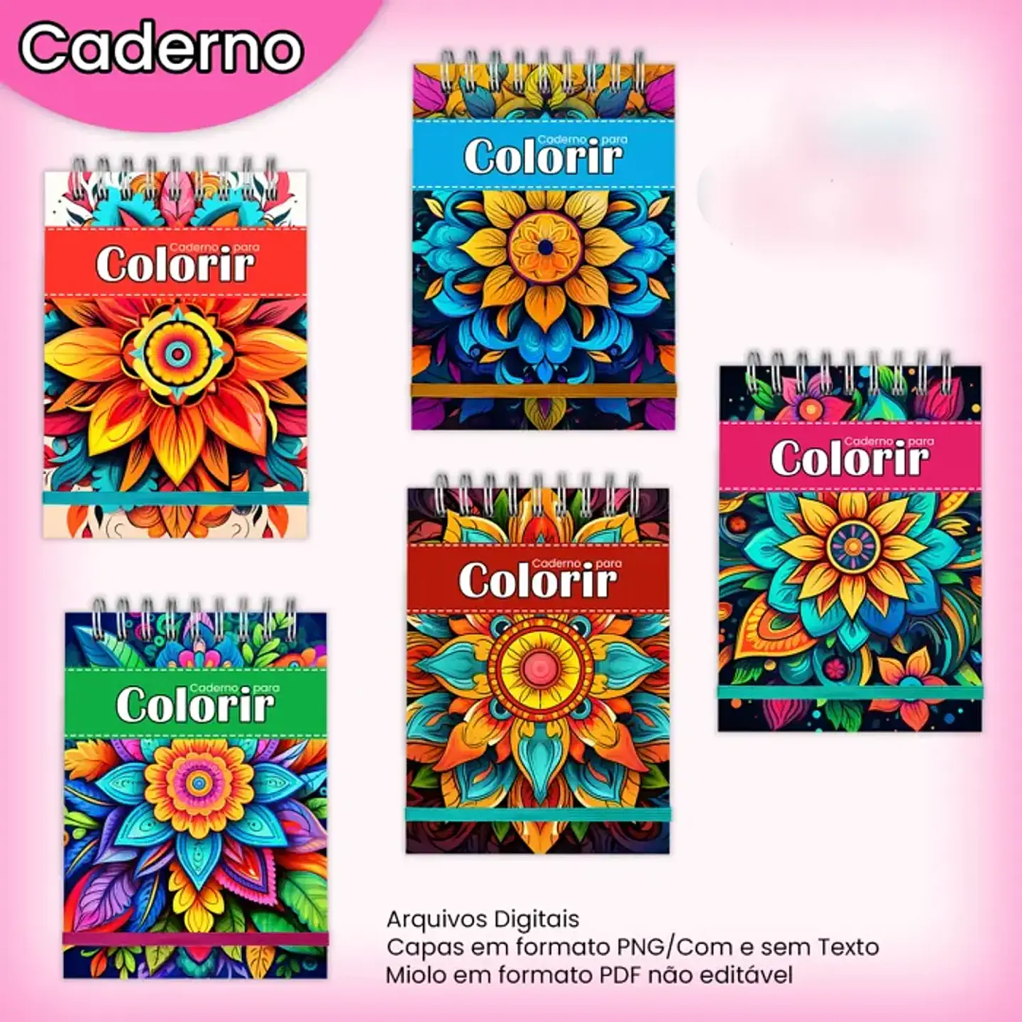 Arquivo Livro de Colorir A5 Mandala 1