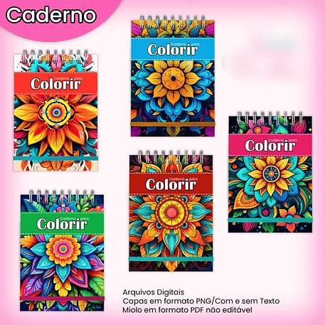 Arquivo Livro de Colorir A5 Mandala 1