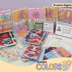 Arquivo Agenda Colors A5 2027