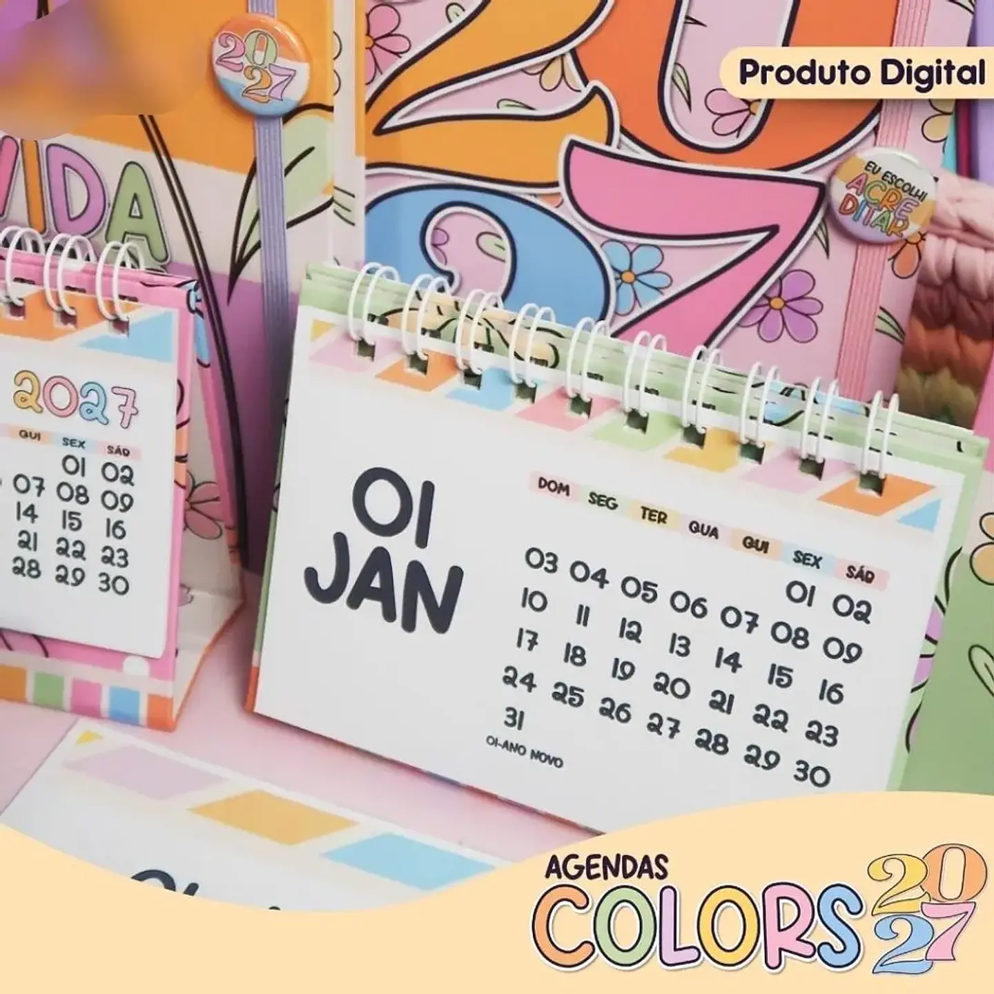 Arquivo Agenda Colors A5 2027 3