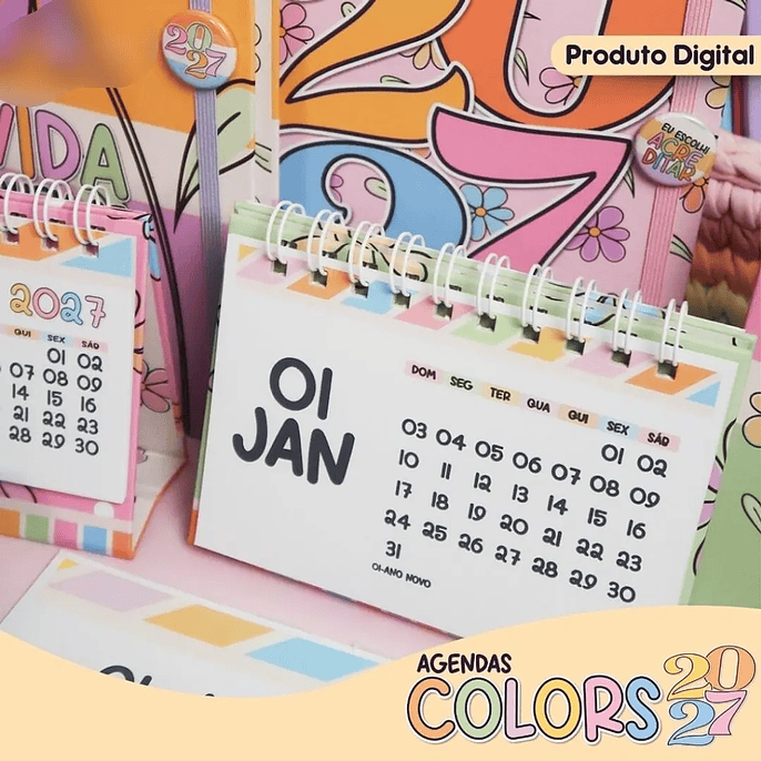 Arquivo Agenda Colors A5 2027 3