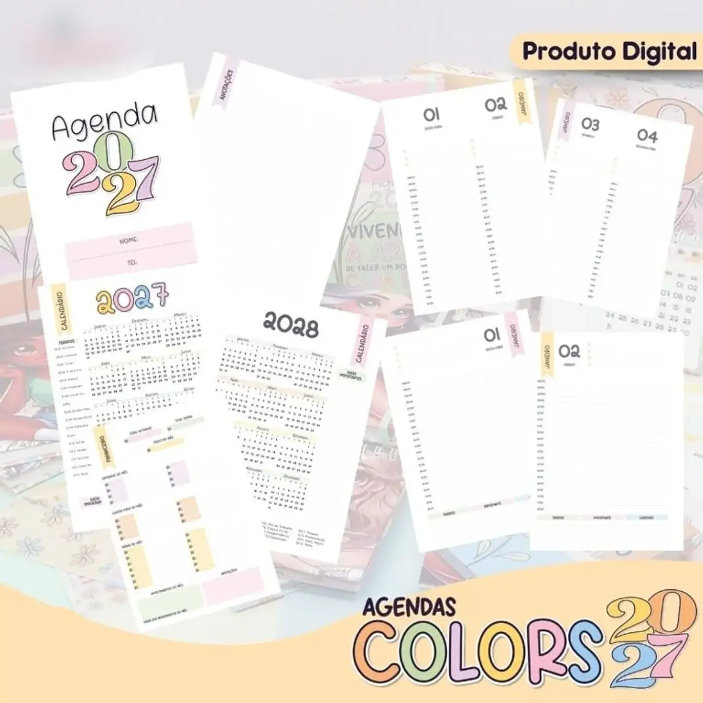 Arquivo Agenda Colors A5 2027 6