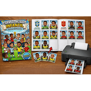 Arquivo Àlbum de Figurinhas Copa do Mundo Kids 2026