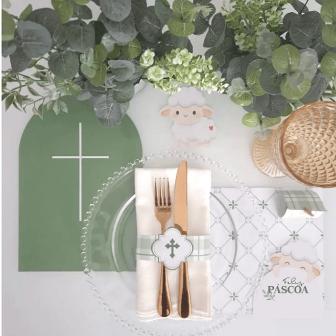 Arquivo Páscoa Ovelhinha Mesa Posta 1