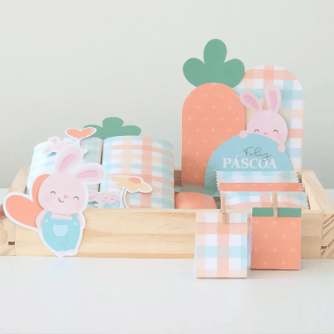 Arquivo Páscoa Coelhinho Cesta 1