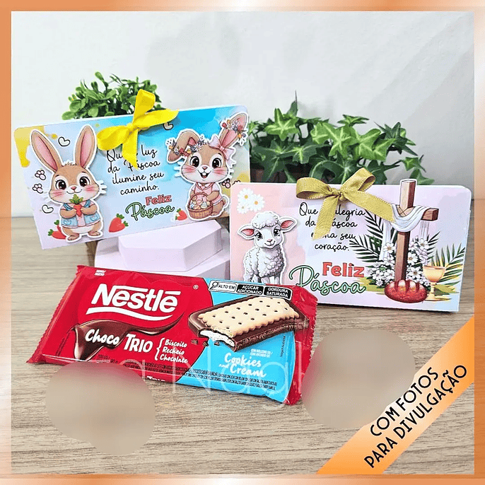 Arquivo Páscoa 2 Caixinhas de Barra de Chocolate Nestle 1