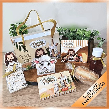 Arquivo Páscoa Cristã Kit Sacolinha para Guloseimas 1