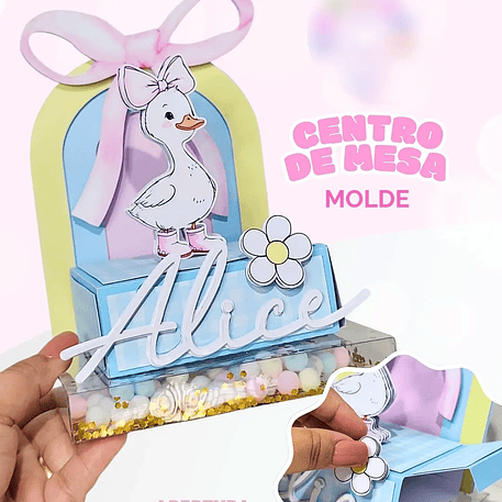 Arquivo Molde Centro de Mesa de Andar 1