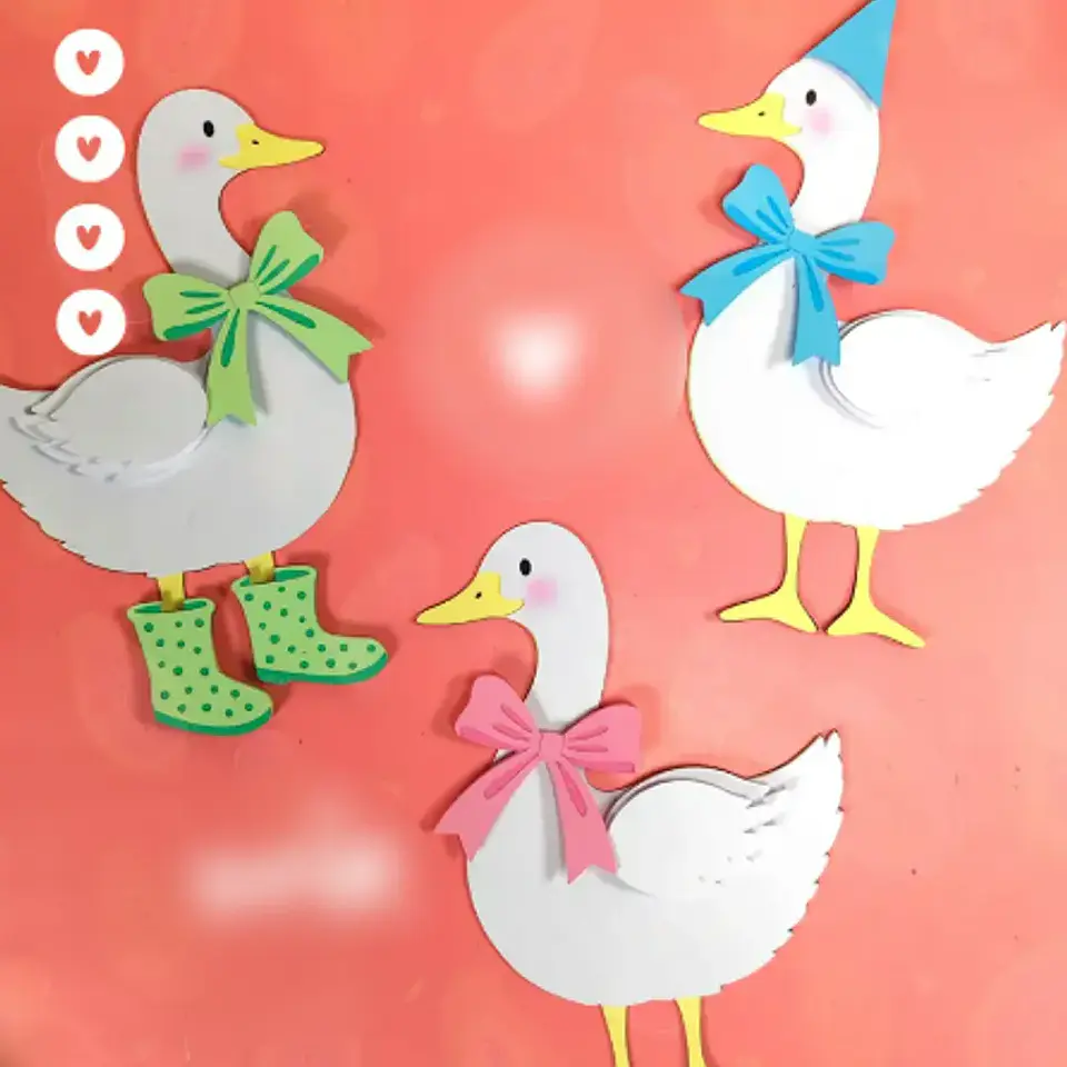 Arquivo de Corte Patinhos Bobos 1