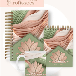 Arquivo Pack Profissões Luxo Verde - Pamella