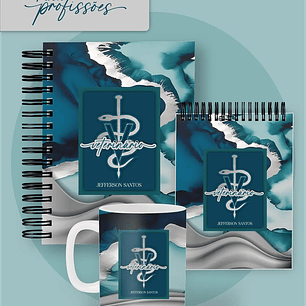 Arquivo Pack Profissões Masculina Marmorizada - Pamella