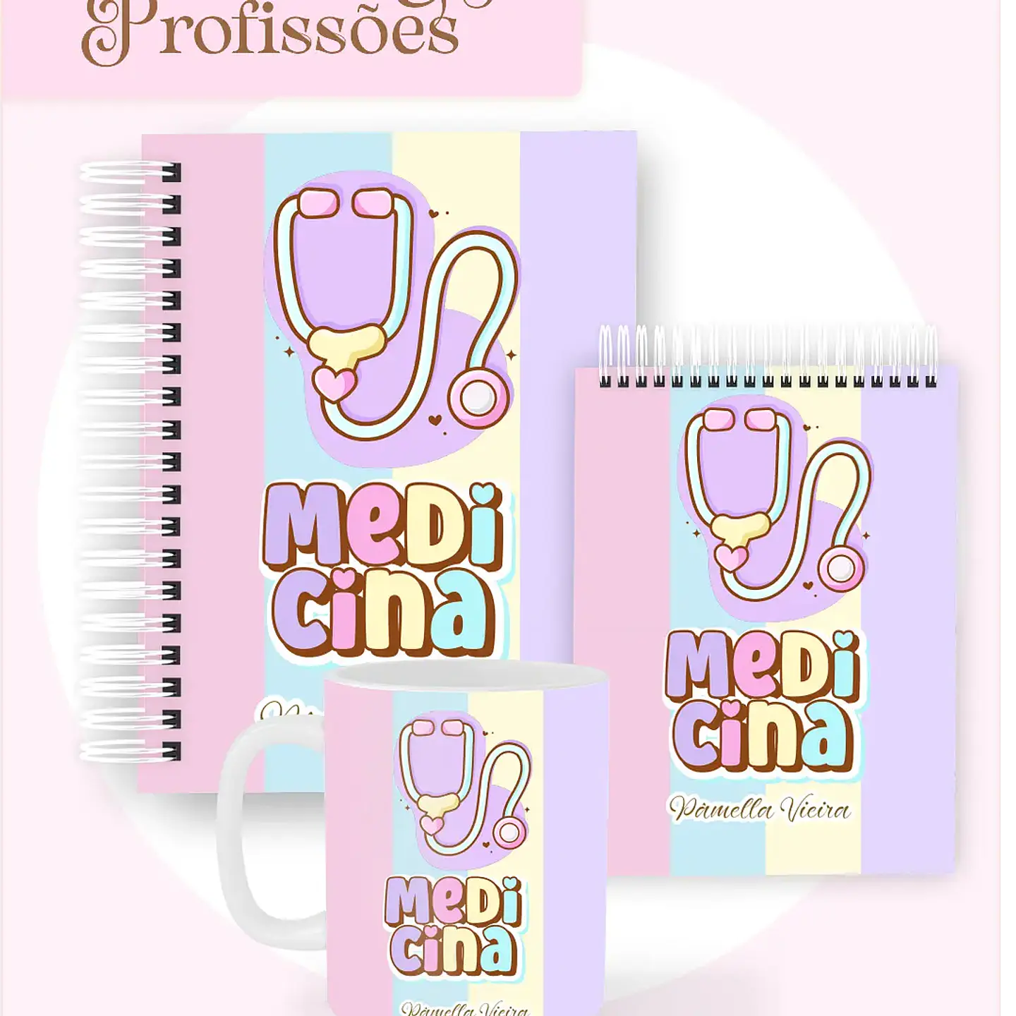 Arquivo Pack Profissões Candy Fofa - Pamella 1