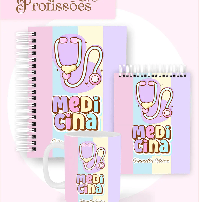 Arquivo Pack Profissões Candy Fofa - Pamella 1