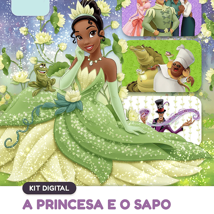 Kit Digital A Princesa e o Sapo 1
