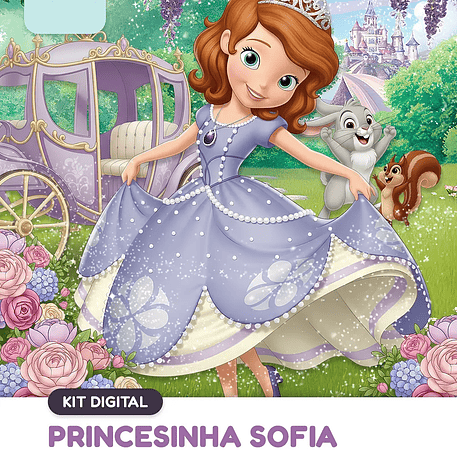 Kit Digital Princesinha Sofia 1