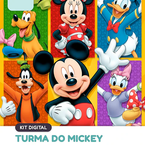 Kit Digital Turma do Mickey