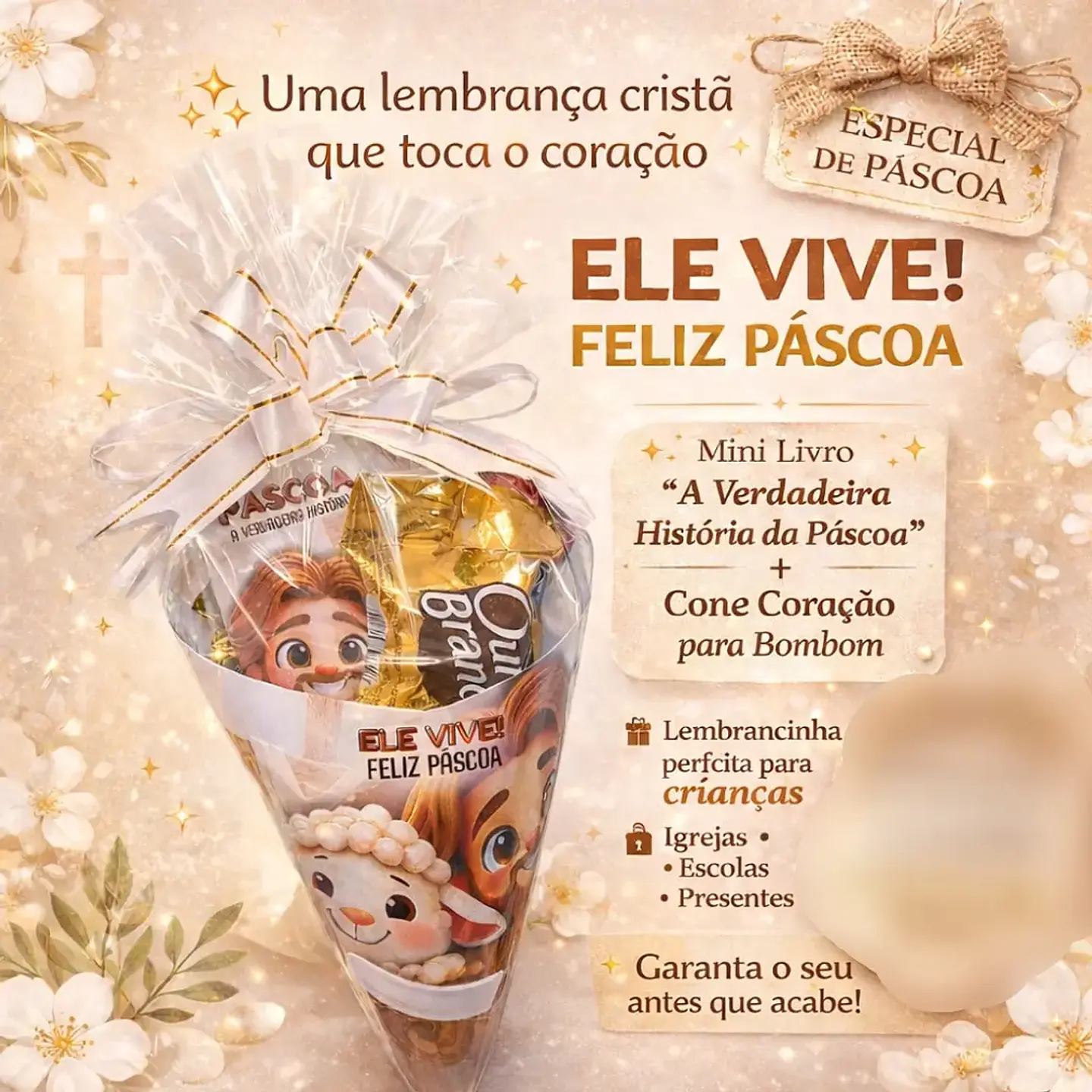 Arquivo Páscoa Livrinho + Cone História da Páscoa 1