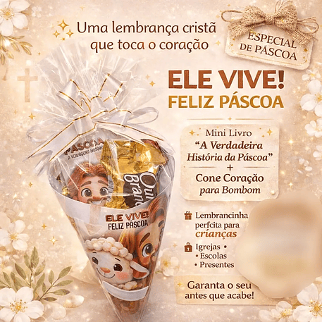 Arquivo Páscoa Livrinho + Cone História da Páscoa 1