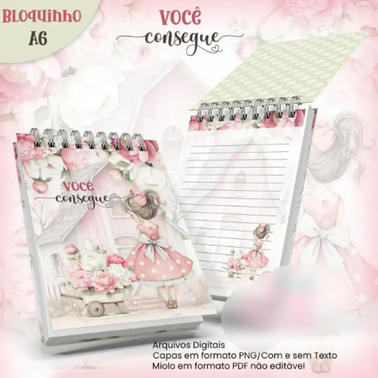 Arquivo Bloquinho A6 Você Consegue 1