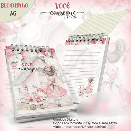 Arquivo Bloquinho A6 Você Consegue 1