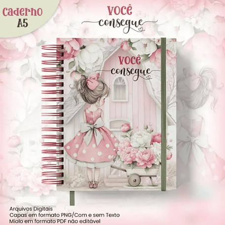 Arquivo Caderno A5 Pautado Você Consegue 1