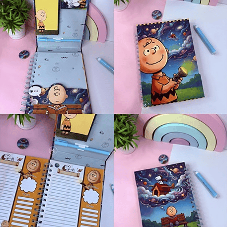 Arquivo Caderno Especial Magnetico Charlie e Snoopy 1